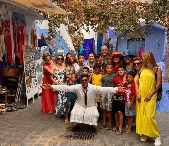 Explore the enchanting Blue City of Chefchaouen with a local expert guide on our Morocco small group tours.